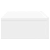TV Cabinet with LED Lights White 60x35x15.5 cm 842886