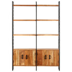 4-Tier Bookcase 124x30x180 cm Solid Acacia Wood 284416