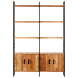 4-Tier Bookcase 124x30x180 cm Solid Acacia Wood 284416