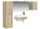 Bathroom Furniture Set 5 pcs Sonoma Oak 3407265
