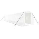 Greenhouse with Steel Frame White 24 m 12x2x2 m 3188032