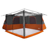 Inner Tent with Roof Grey and Orange 520 x 520 x 190 cm Taffeta 42001186