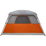 Family Tent Cabin 6-Person Orange Waterproof 94547