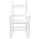 Rocking Chairs for Children 2 pcs White Solid Wood Poplar 3281600