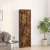 Wardrobe with Shelf Smoked Oak 55 x 25 x 189 cm Engineered Wood 3334012