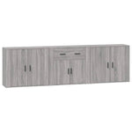 Sideboards 3 pcs Grey Sonoma Engineered Wood 3185421