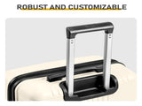 3PCS PP Trolley Luggage Set Suitcase 20in 24in 28in Off White 59145631