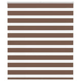 Zebra Blind Brown 120x100 cm Fabric Width 115.9 cm Polyester 4014317