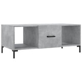 Coffee Table Concrete Grey 102x50x40 cm Engineered Wood 829304