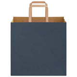 Paper Bags 250 pcs with Handles Blue 26x17x25 cm 4101927