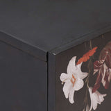 Bedside Table Multicolour 50 x 33 x 60 cm Solid Mango Wood 4018709