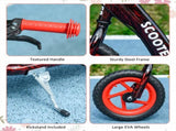 Kids Scooter with Adjustable Handlebar, Children's Kick Scooter with Non-slip Footplate, Rear Brake, T3398P348529
