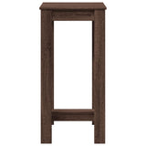 Bar Table Brown Oak 51x50x103.5 cm Engineered Wood 854406