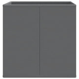 Foldable Storage Boxes 10 pcs Grey 32x32x32 cm Non-woven Fabric 4018988