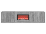 Electric Fireplace Grey Sonoma 110 x 30 x 36.5 cm 8021028