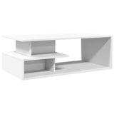 ZNTS Coffee Table White 102x55x35 cm Engineered Wood 848010