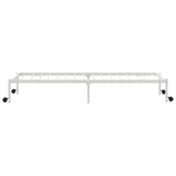 Bed Frame without Mattress Foldable White 80x200 cm Steel 4103965