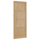 Interior Door Natural 83 x 232 cm Plywood 42047157