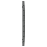 Wall Headboard Grey 106x3x63 cm Solid Wood Pine 824715