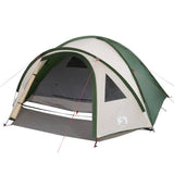 Camping Tent Dome 4-Person Green Waterproof 94349