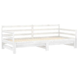 Pull-out Day Bed without Mattress White 2xcm 806956