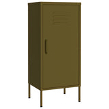 Storage Cabinet Olive Green 42.5x35x101.5 cm Steel 336189
