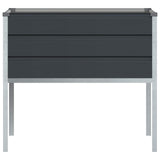 Planter Anthracite 100 x 45 x 90 cm Galvanised Steel 42018230