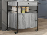 Kitchen Trolley Grey Sonoma 56x43x89.5 cm Engineered Wood 842394