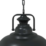 ZNTS Pendant Lamp E27 Black Ø 31 cm Iron 4103456