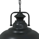 ZNTS Pendant Lamp E27 Black Ø 31 cm Iron 4103456