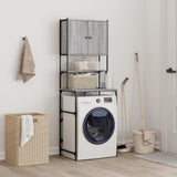 Washing Machine Cabinet Grey Sonoma 68x48.5x194 cm 838976