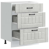 Kitchen Base Cabinet Lucca Concrete Grey Engineered Wood 854273