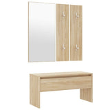 Hallway Furniture Set Sonoma Oak Engineered Wood 3082056