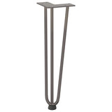 Hairpin Legs for Coffee Table 4 pcs Natural Steel 42 cm Solid Steel 4012443