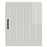 Kitchen Wall Cabinet Lucca High Gloss White Engineered Wood 853801