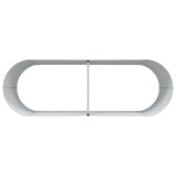 Garden Raised Bed Brown 240 x 80 x 81 cm Steel 42011327