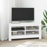 Corner TV Cabinet 102 x 40.5 x 45 cm White Engineered Wood 889775