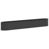 Raised Garden Bed Black 300 x 40x 40 cm Steel 8011726
