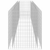 Gabion Raised Bed Galvanised Steel 450x90x100 cm 143552
