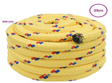 Multipurpose Utility Rope 30 mm 25 m Yellow PP 5400 kg Max Load 3472794