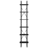 Book Cabinet Black Engineered wood Tall Book Cabinet 806498