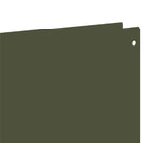 Lawn Edging 10 pcs 100 x 15 cm Steel Olive Green 8008821