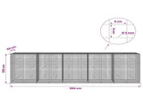 Gabion with 5 mm Wire and 5x5 cm Mesh 500x50x150 cm 3464284
