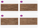 Bed Headboard Natural Solid Teak Wood 42024571