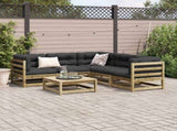 6 Piece Garden Sofa Set Impregnated Wood Pine 3299444