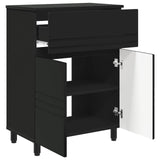 Bathroom Vanity Unit Black 60 x 35 x 80 cm Engineered Wood 889416