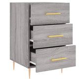 Bedside Cabinet Grey Sonoma 40x40x66 cm Engineered Wood 827650