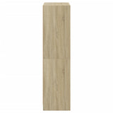 Highboard with Doors Sonoma Oak 68x37x142 cm Engineered Wood 3295866