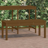 ZNTS Garden Bench Honey Brown 109x44x45 cm Solid Wood Pine 824007