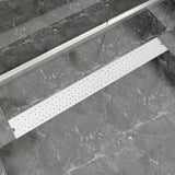 Linear Shower Drain Bubble 1030x140 mm Stainless Steel 142194